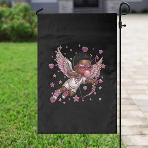 Cute Black Cupid Garden Flag African American Valentines Day Gift TS12 Print Your Wear