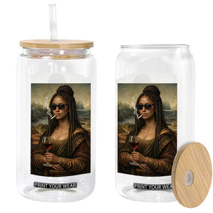 Black Mona Lisa African American Glass Can Black History Month TS12 Print Your Wear