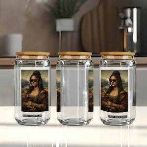 Black Mona Lisa African American Glass Can Black History Month TS12 Print Your Wear