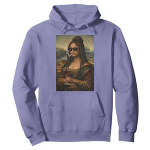 Black Mona Lisa African American Hoodie Black History Month TS12 Violet Print Your Wear
