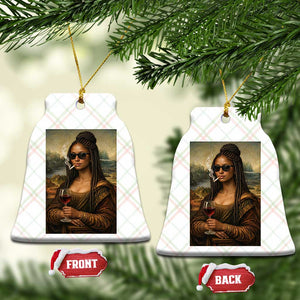 Black Mona Lisa African American Ceramic Ornament Black History Month TS12 Print Your Wear