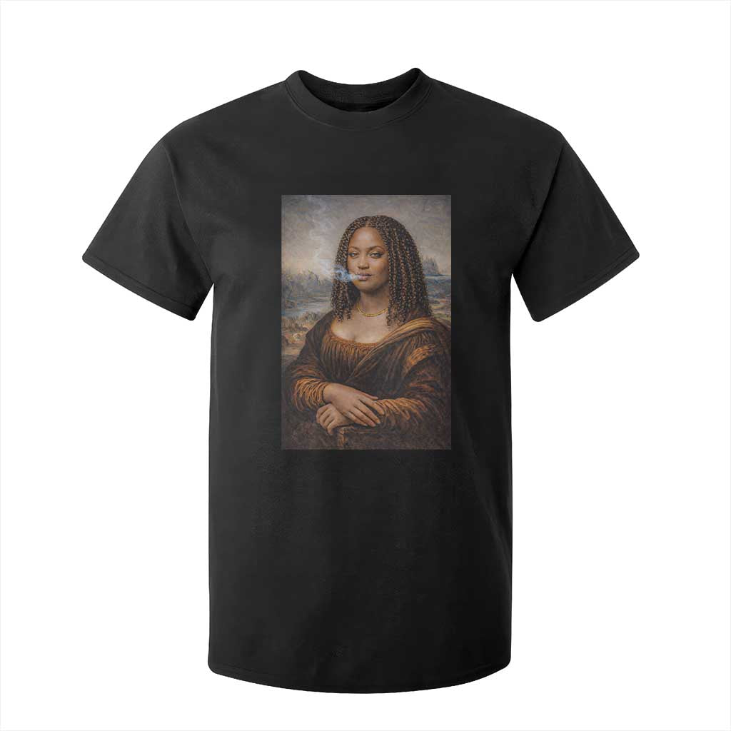Funny Black Mona Lisa T Shirt For Kid African American Pride TS12 Black Print Your Wear
