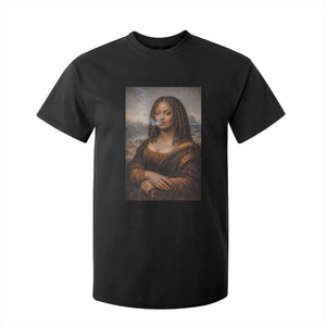 Funny Black Mona Lisa T Shirt For Kid African American Pride TS12 Black Print Your Wear