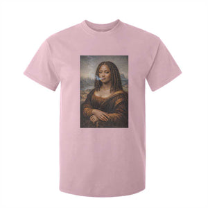 Funny Black Mona Lisa T Shirt For Kid African American Pride TS12 Light Pink Print Your Wear