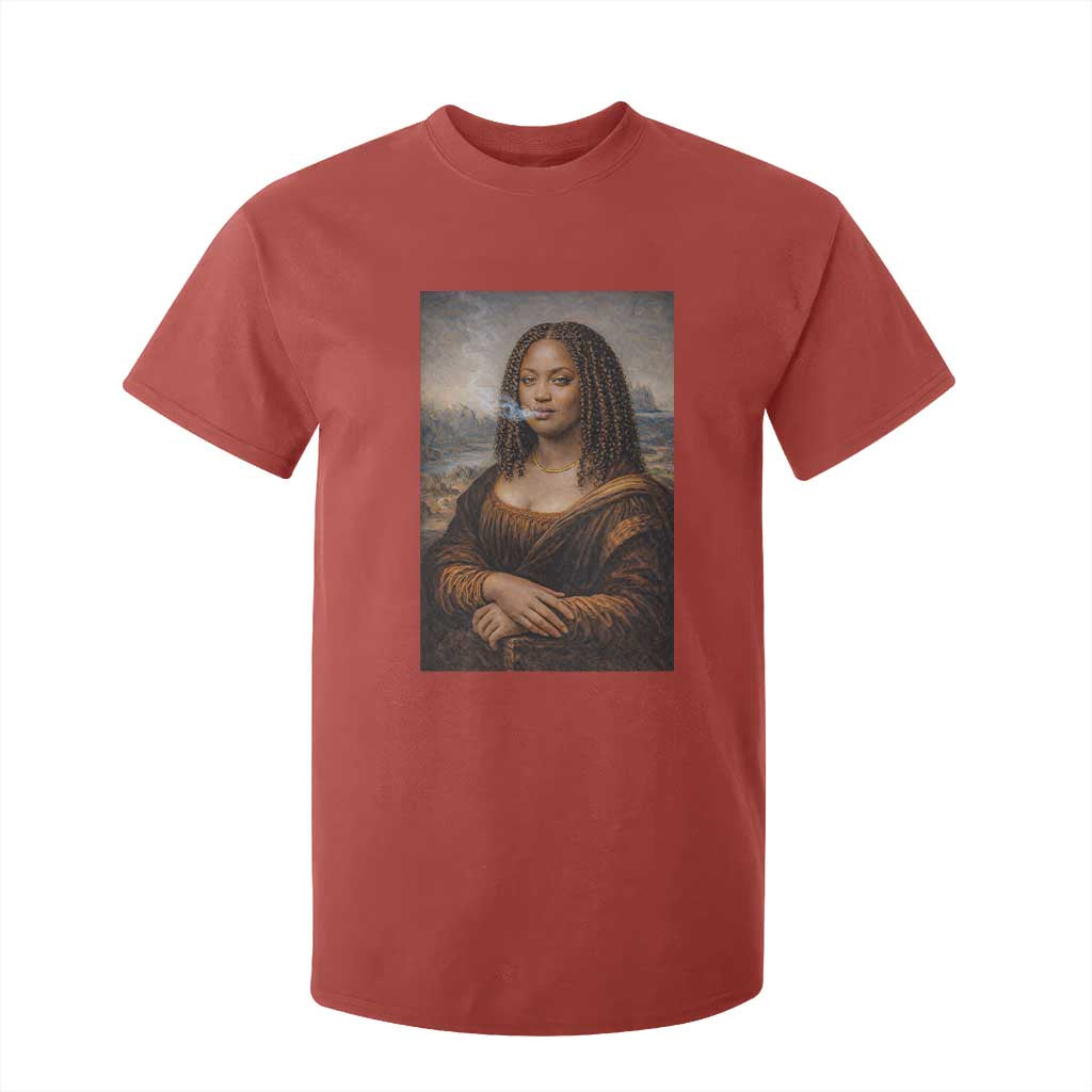 Funny Black Mona Lisa T Shirt For Kid African American Pride TS12 Red Print Your Wear