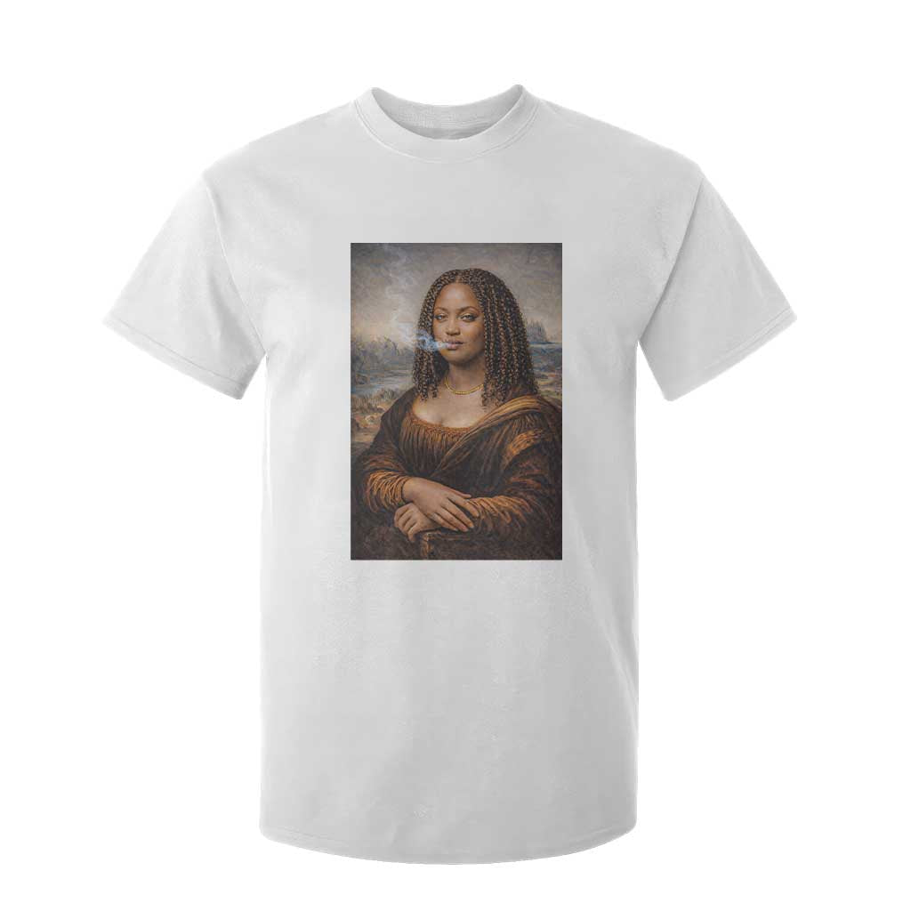 Funny Black Mona Lisa T Shirt For Kid African American Pride TS12 White Print Your Wear