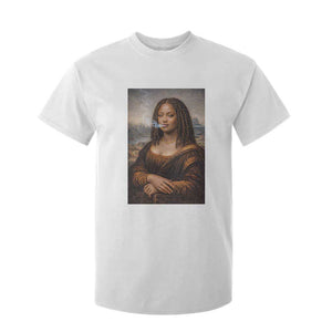 Funny Black Mona Lisa T Shirt For Kid African American Pride TS12 White Print Your Wear