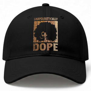 Melanin Queen Glitter Print Baseball Cap Unapologetically Dope TS12 Print Your Wear
