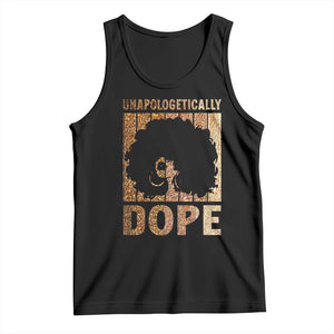 Melanin Queen Glitter Print Tank Top Unapologetically Dope TS12 Black Print Your Wear
