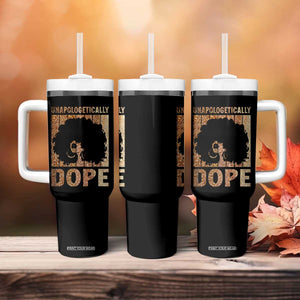 Melanin Queen Glitter Print Tumbler With Handle Unapologetically Dope TS12 Print Your Wear