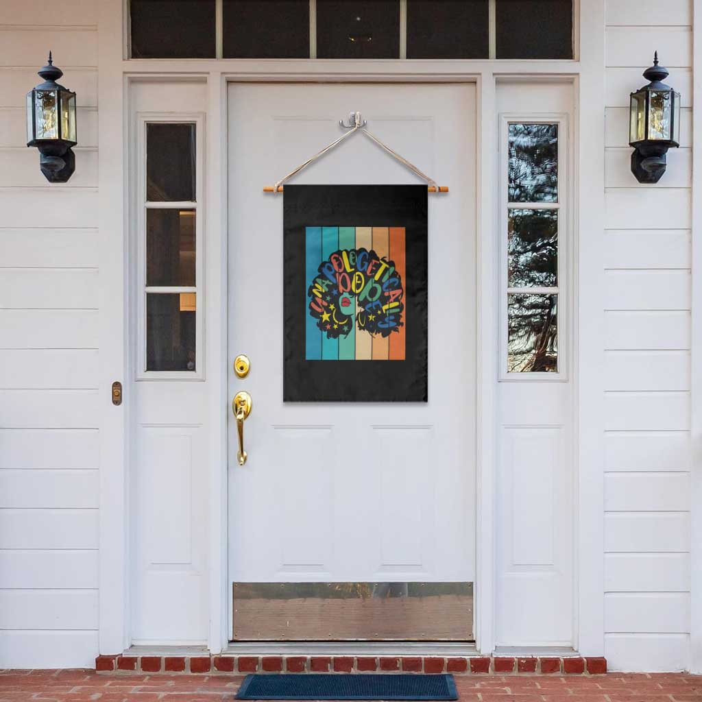 Black Girl Magic Pride Garden Flag Unapologetically Dope Retro Sunset TS12 Print Your Wear