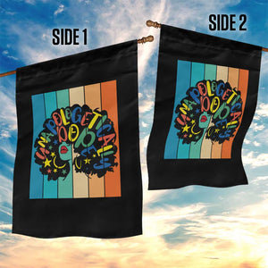 Black Girl Magic Pride Garden Flag Unapologetically Dope Retro Sunset TS12 Print Your Wear