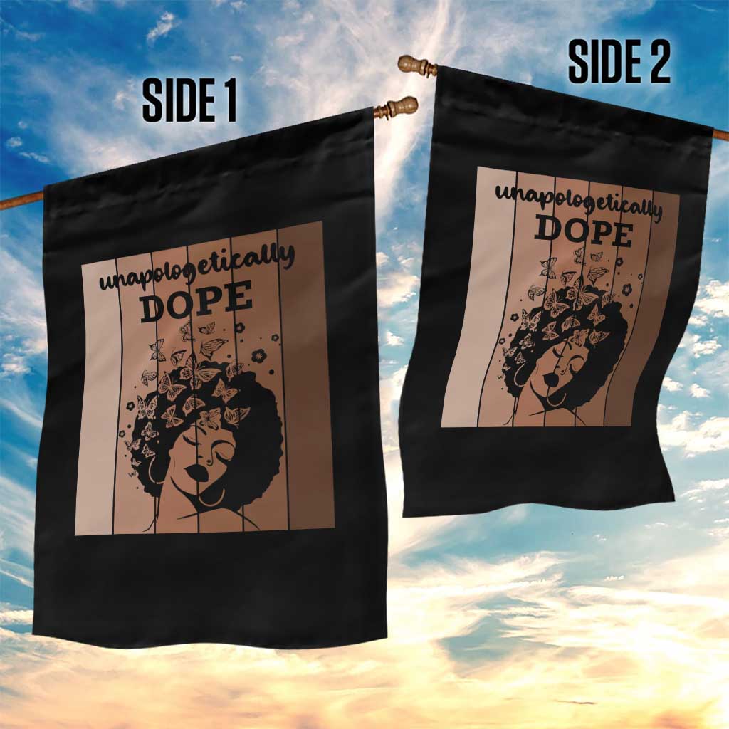 Inspirational Black Women Gift Garden Flag Unapologetically Dope TS12 Print Your Wear