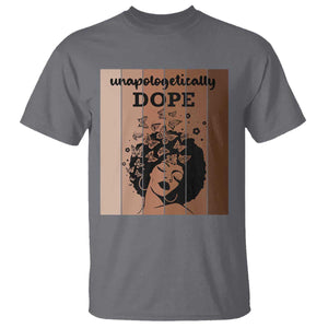 Inspirational Black Women Gift T Shirt Unapologetically Dope TS12 Charcoal Print Your Wear