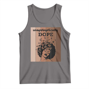 Inspirational Black Women Gift Tank Top Unapologetically Dope TS12 Deep Heather Print Your Wear