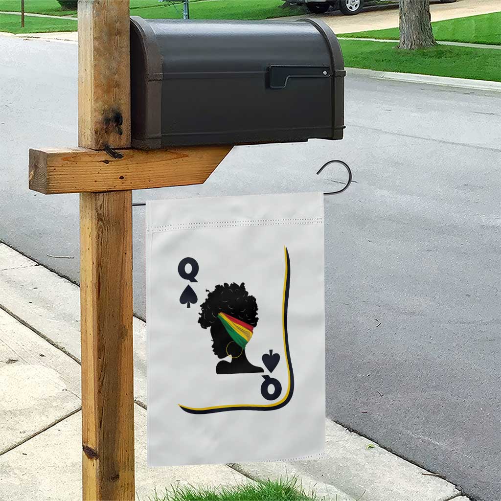 Black Woman Gift Garden Flag Melanin Queen Card TS12 Print Your Wear