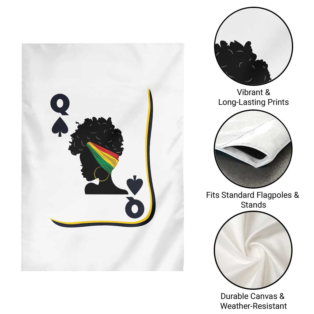 Black Woman Gift Garden Flag Melanin Queen Card TS12 Print Your Wear