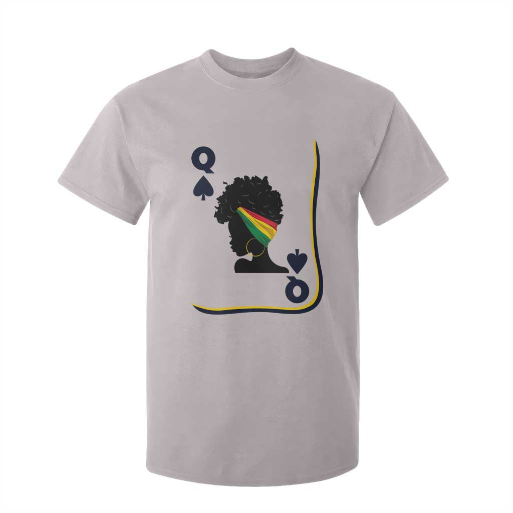 Black Woman Gift T Shirt For Kid Melanin Queen Card TS12 Ice Gray Print Your Wear