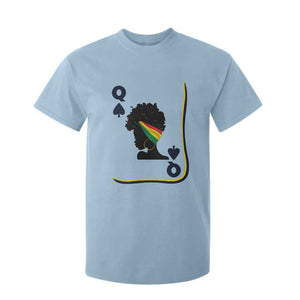 Black Woman Gift T Shirt For Kid Melanin Queen Card TS12 Light Blue Print Your Wear