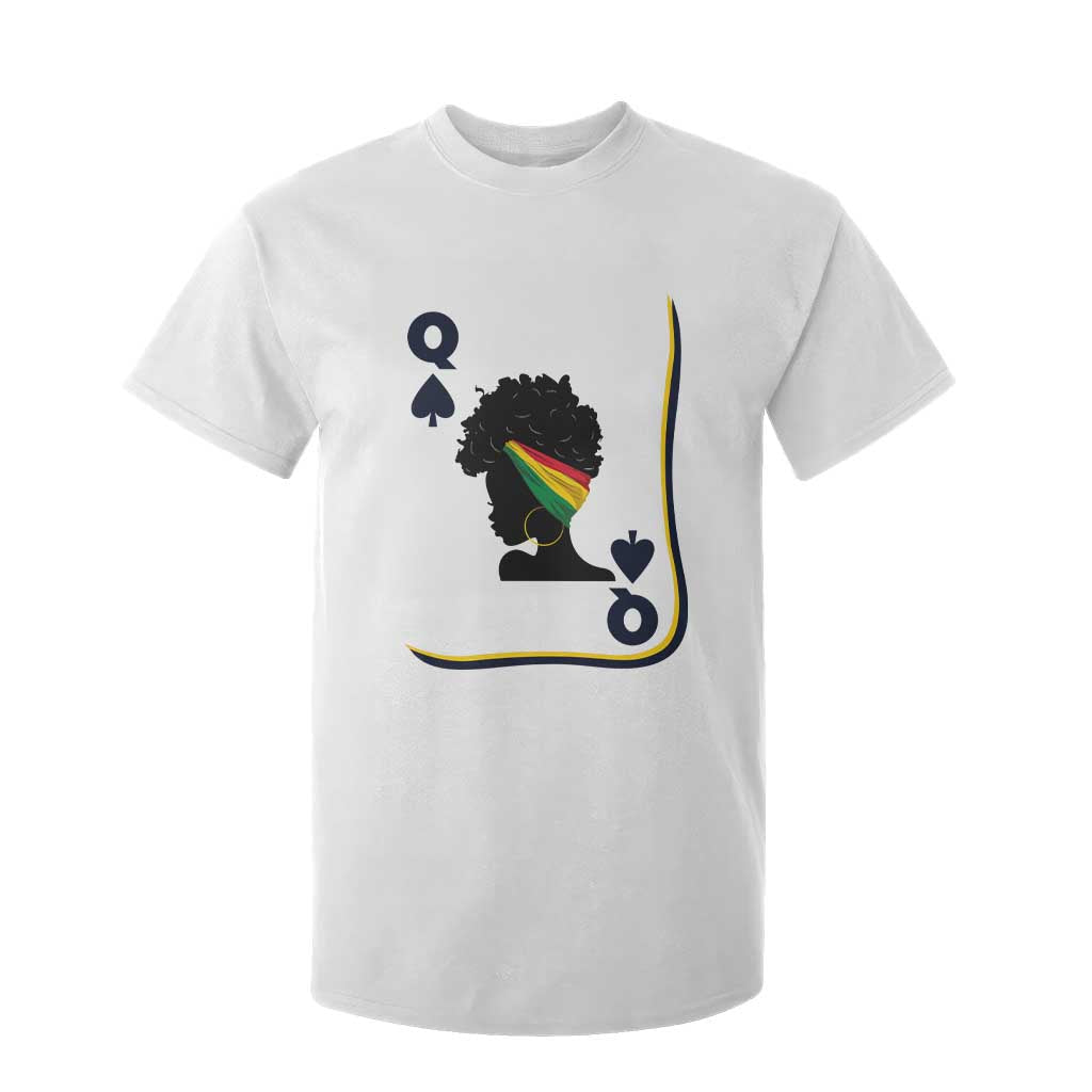 Black Woman Gift T Shirt For Kid Melanin Queen Card TS12 White Print Your Wear