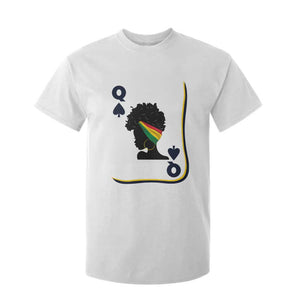 Black Woman Gift T Shirt For Kid Melanin Queen Card TS12 White Print Your Wear