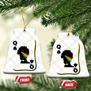 Black Woman Gift Ceramic Ornament Melanin Queen Card TS12 Print Your Wear