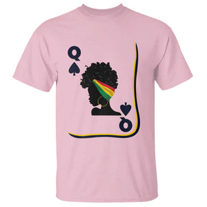 Black Woman Gift T Shirt Melanin Queen Card TS12 Light Pink Print Your Wear