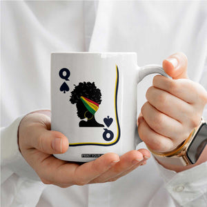 Black Woman Gift Coffee Mug Melanin Queen Card TS12 Print Your Wear