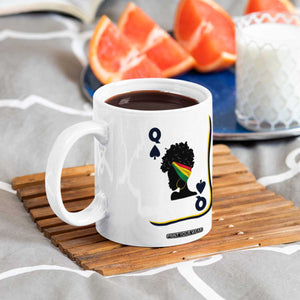 Black Woman Gift Coffee Mug Melanin Queen Card TS12 Print Your Wear