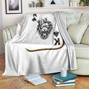 Black King Lion Throw Blanket African American Black History Month Gift TS12 Print Your Wear