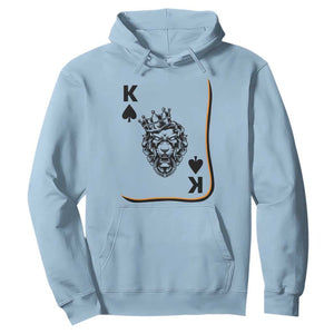 Black King Lion Hoodie African American Black History Month Gift TS12 Light Blue Print Your Wear
