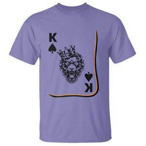 Black King Lion T Shirt African American Black History Month Gift TS12 Violet Print Your Wear
