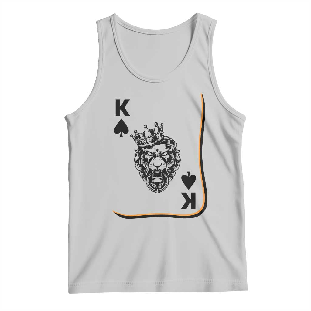 Black King Lion Tank Top African American Black History Month Gift TS12 Ash Print Your Wear