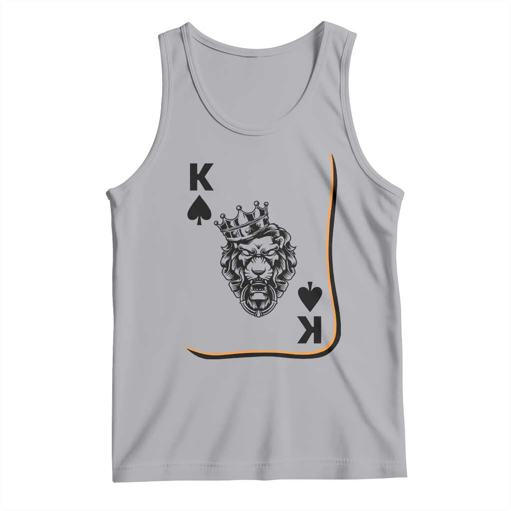 Black King Lion Tank Top African American Black History Month Gift TS12 Athletic Heather Print Your Wear