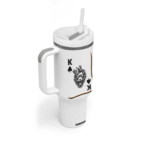 Black King Lion Tumbler With Handle African American Black History Month Gift TS12 Print Your Wear