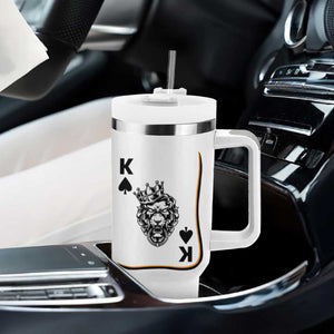 Black King Lion Tumbler With Handle African American Black History Month Gift TS12 Print Your Wear
