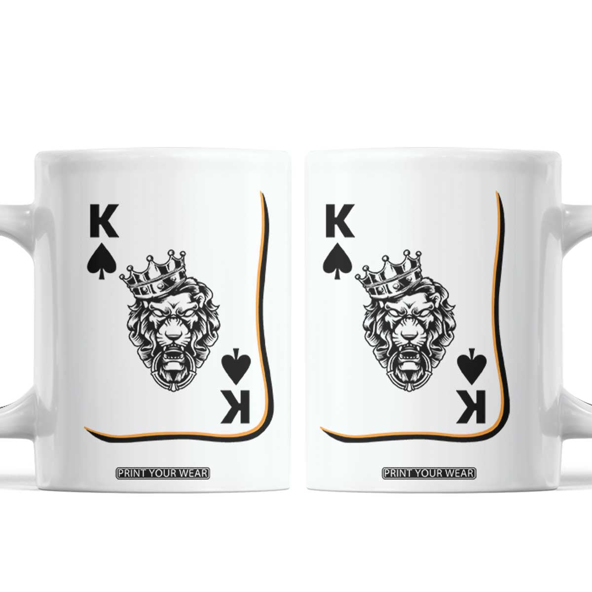 Black King Lion Coffee Mug African American Black History Month Gift TS12 White Print Your Wear