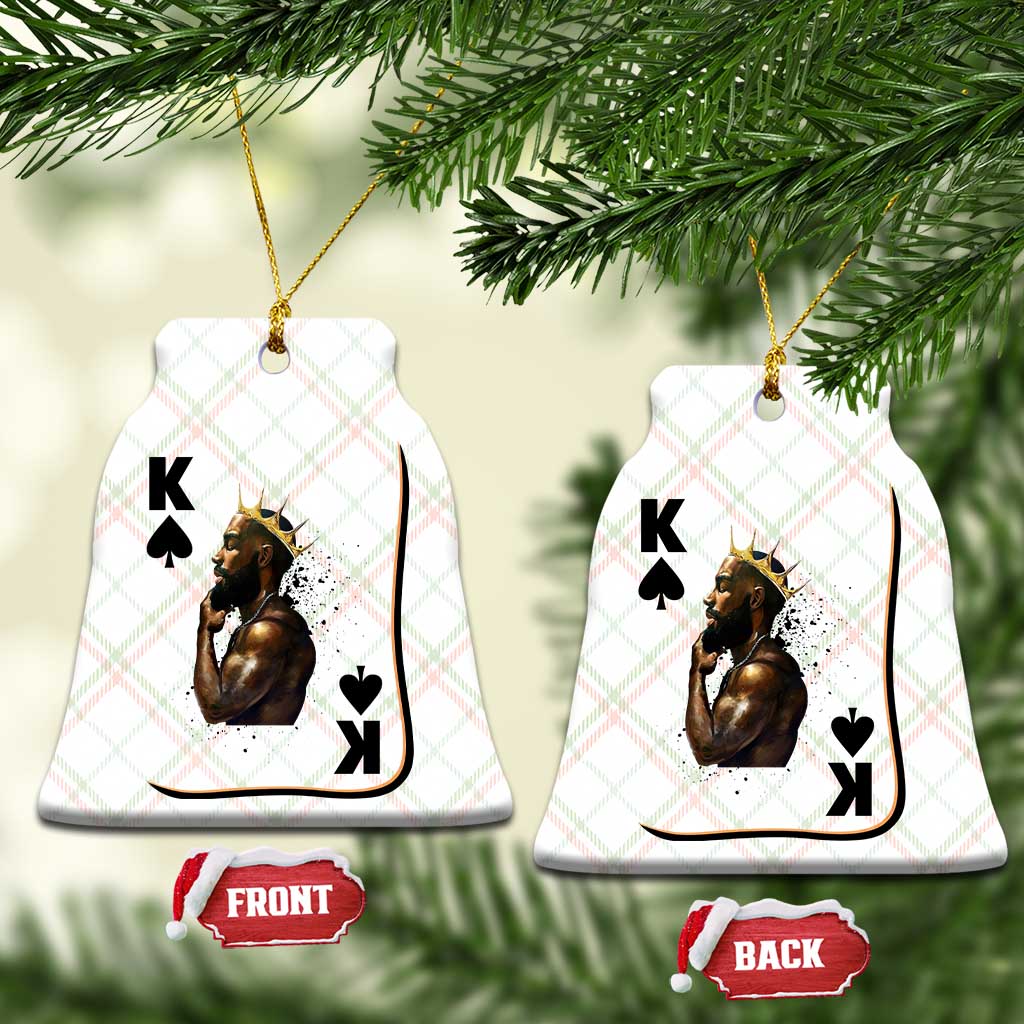 King Of Spades Black Man Ceramic Ornament African American Men Pride TS12 Print Your Wear