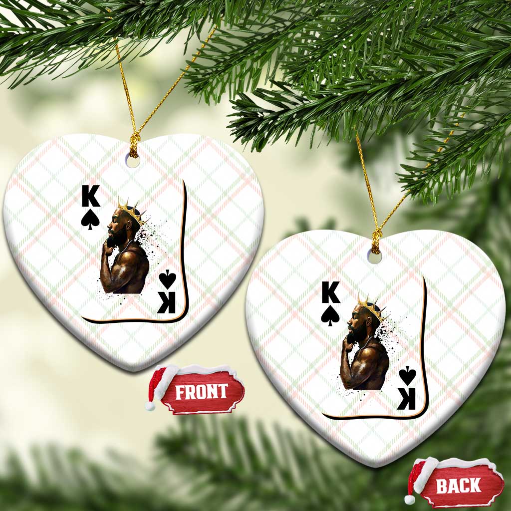 King Of Spades Black Man Ceramic Ornament African American Men Pride TS12 Print Your Wear