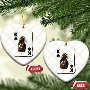 King Of Spades Black Man Ceramic Ornament African American Men Pride TS12 Print Your Wear