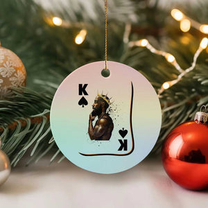 King Of Spades Black Man Ceramic Ornament African American Men Pride TS12 1pc Pastel Print Your Wear