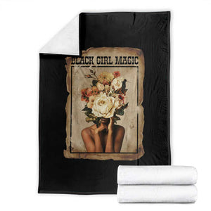Black Girl Magic Throw Blanket Feminist Black Women In History TS12 Black Print Your Wear