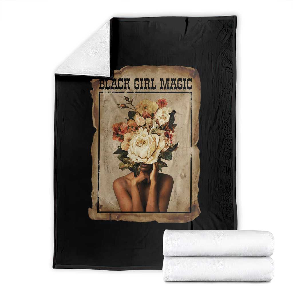 Black Girl Magic Throw Blanket Feminist Black Women In History TS12 Black Print Your Wear