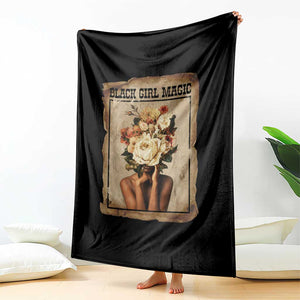 Black Girl Magic Throw Blanket Feminist Black Women In History TS12 Print Your Wear