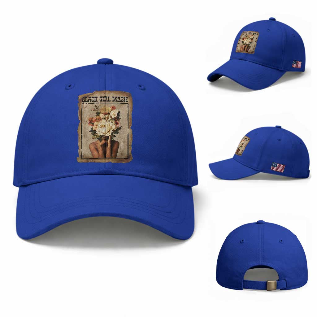 Black Girl Magic Baseball Cap Feminist Black Women In History TS12 Baseball Cap Universal Fit Royal Blue Print Your Wear