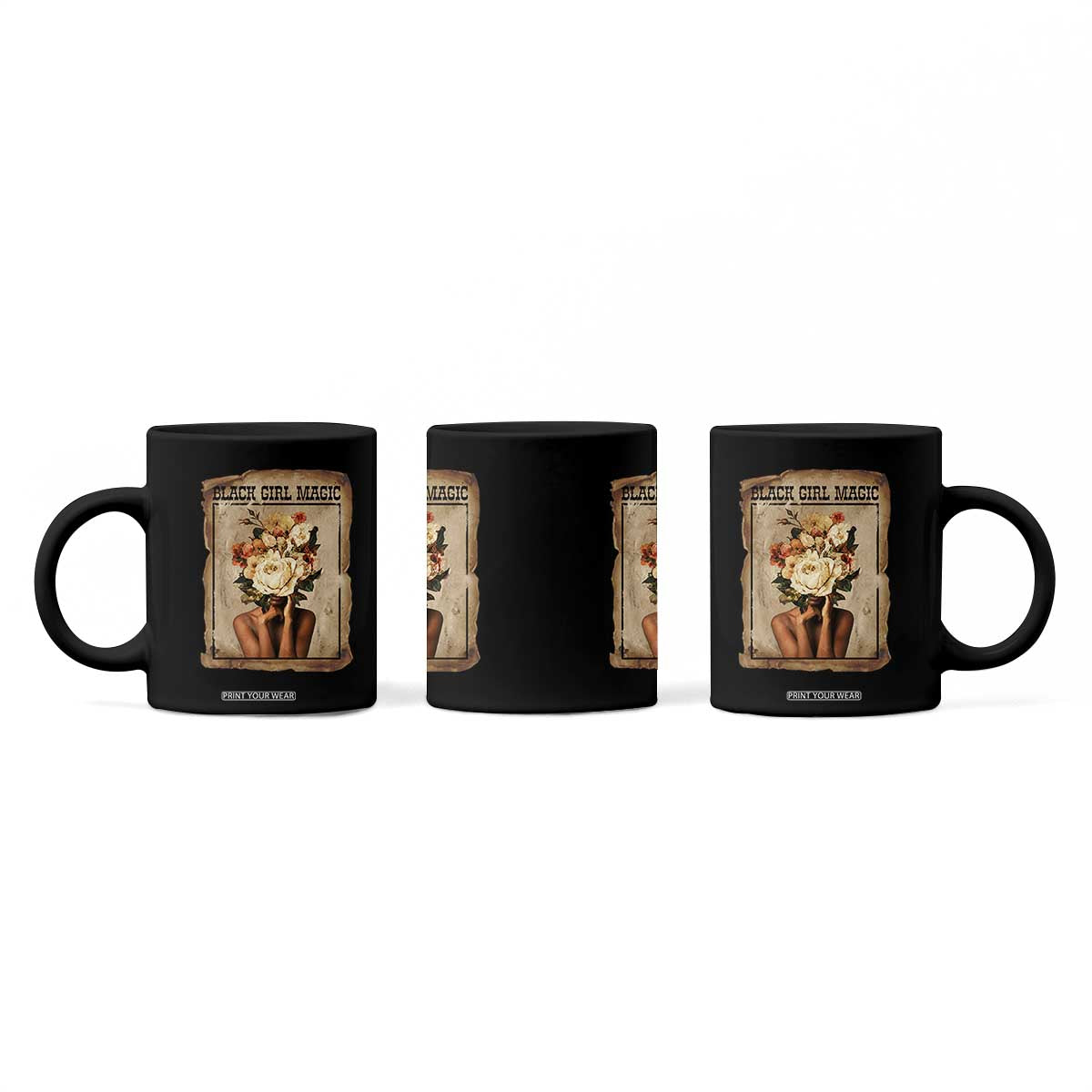 Black Girl Magic Coffee Mug Feminist Black Women In History TS12 Print Your Wear