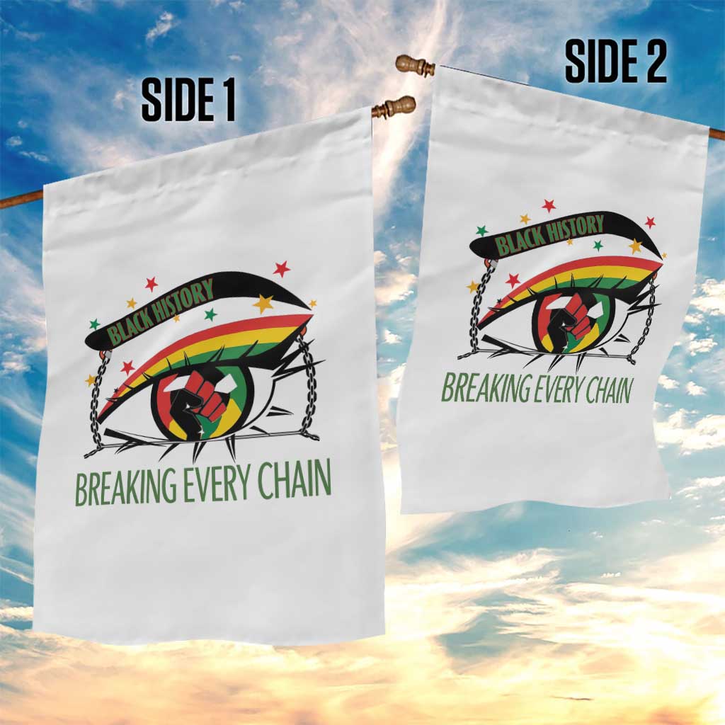 Breaking Every Chain Garden Flag Black History Month Freedom Gift TS12 Print Your Wear