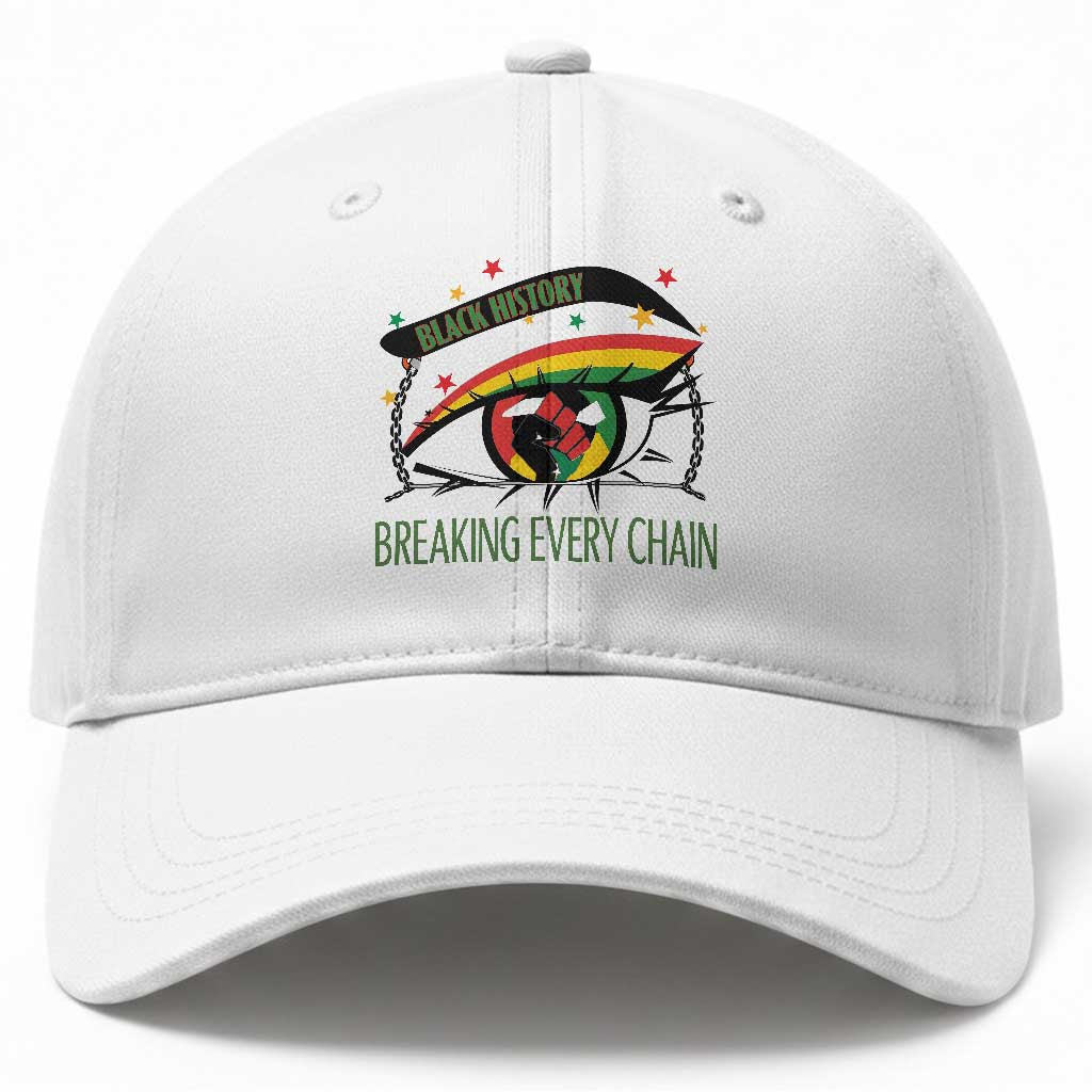 Breaking Every Chain Baseball Cap Black History Month Freedom Gift TS12 Print Your Wear
