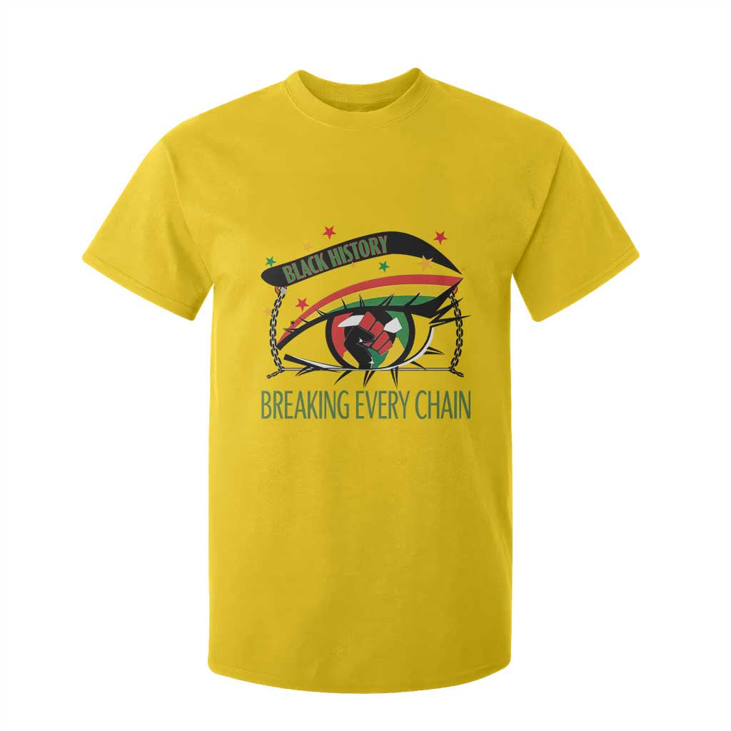 Breaking Every Chain T Shirt For Kid Black History Month Freedom Gift TS12 Daisy Print Your Wear