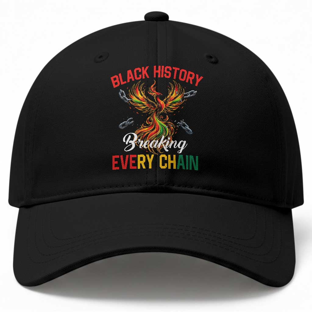 Phoenix Rising Breaking Every Chain Baseball Cap Black History Month Freedom Gift TS12 Print Your Wear